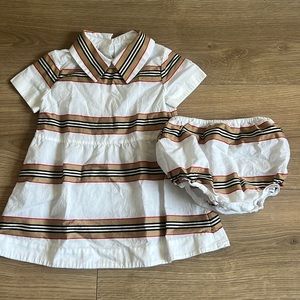Burberry toddler girl dress 12m